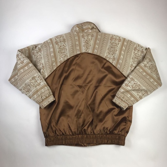 Lavon Womens Tracksuit Brown Geometric Vintage S - Picture 5 of 7